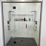 Douche de verre sur mesure