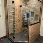 Douche de verre sur mesure